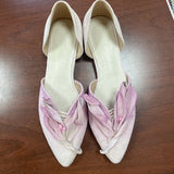 Nice Shoes Women's 2023 New Summer Niche Design Sandals Aesthetic Petal Pointed Toe Shallow Flat Shoes Handmade