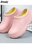 Women's Large Water Shoes Nurse Shoes Chef Work Shoes Garden Shoes Fashion EVA Beach Sandals Kitchen Shoes