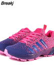 Men Outdoor Sneakers Summer Breathable Shoes for Men Lightweight Sneakers Comfortable Sports Walking Training Running