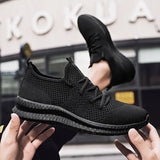 Men's Summer Sneakers 2023 New Casual Shoes Outdoor Light Mesh Flat Comfortable Sports Vulcanized Shoes Breathable