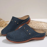 Breakj Summer New Women's Baotou Thick-Bottom Slippers Large-Size Round Head Bao Head After The Air Breathable