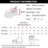 Chunky Platform Sneakers for Women High Heels Thick Bottom Vulcanize Shoes Woman 2023 Spring Autumn Increase Casual