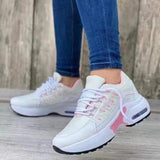 Breakj 2023 New Casual Sneakers Women's Flying Slopes And Round Head Lace With Mesh Breathable Women's