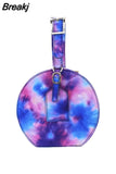 INS Hot Snake Multi Colors Unique Round Circular Handbags Women Casual Circular Bag Purse