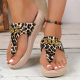 Women Sandals Orthopedic Wedge Heels Summer Sandals 2023 Slippers Shoes For Women Heeled Sandals Beach Flip Flops Zapatos