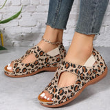 Women Wedges Sandals Platform Shoes Summer Outdoor Peep Toe Ladies Female Beach Plus Size Footwear Roman New Sandalias