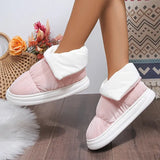 Women's Down Waterproof Snow Boots Thick Plush Cotton Padded Ankle Boots for Women Super Light Warm Winter Woman Shoes 2023