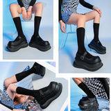Cute Autumn Mary Janes Women Pumps Wedges High Heels Cosplay Street Goth Punk Design Thick Sole Lolita Pumps Girls