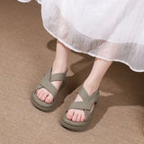 Womens Shoes Clogs With Heel Roman Sandals Muffins shoe Suit Female Beige Med Espadrilles Platform Soft Luxury
