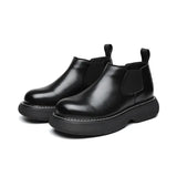 Breakj 2024 New Youth Round Head Help Cylinder Thick Bottom Fashion Fashion Foot Martin Boots
