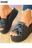 Women Sandals Slip On Heels Sandals Women Summer 2023 Platform Sandals Summer Footwear Outdoor Slippers Summer Shoes For
