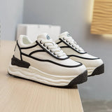 Designer Shoes for Women 2023 Authentic Leather Casual Sneakers Girls Elegant Platform Sports Shoes Flats Tennis