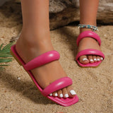 Women's Slippers Soft Sole Summer Beach Casual Sandals Women 2023 Anti-Slip Cloud Slipper Female Flat Heels Slides