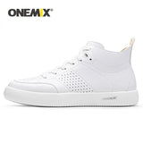 Skateboarding Shoes Light Cool Sneakers Soft Micro Fiber Leather Upper Elastic Outsole Men Shoes Walking EUR Size