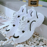 Fashion Mesh Breathable Women Dad Shoes Summer Hot Sale Light Minimalist Hollow Sports Sandals Large