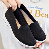 New Women Sneakers Ladies Breathable Walking Woven Shoes Anti-slip Lightweight Female Flats Casual Shoe Zapatillas