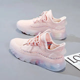 New Women's Breathable Mesh Sports Shoes Fashion Female Autumn Outdoor Running Sneakers Lightweight Casual Tennis