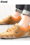 Leather Men Shoes Breathable Sneaker Handmade Driving Loafers Shoes Men Hot Sale Moccasins Wallking Shoe for Man
