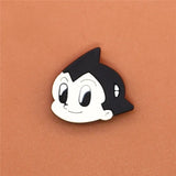 Single Sale Spirited&Away Shoe Charms Accessories Cute No Face man Garden Shoe Decoration for croc jibz Kid's X-mas