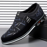 Casual Men's Leather Shoes Slip-On Loafers for Men Business Moccasins Office Men Work Flats Trend Driving Shoes Big