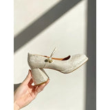 Breakj Jane High Heel Women 2025 New Summer Gentle And Shallow Korean Temperament Word New Chinese Way Head Single