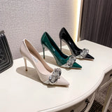 High Heels Women's Stiletto Heels 2022 Summer New Pointed Toe All-match Back Empty Sandals