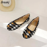 Knitted Single Shoes Women Flat Shoes Round Toe Casual Shoes 11 Colors Spring Summer Plus Size