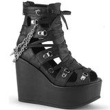 Hot Leisure Wedges Cage Ankle Bootie Shoes 2023 Summer Gothic Style Shoes Women Gladiator Platform High Heels Casual