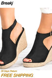 Women Sandals Plus Size 35-43 Platform Wedge Shoes Women's High Heels New Summer Clogs Women's Sandals Sandalias De