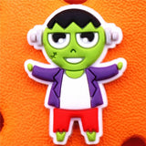 Horror Shoe Accessories Werewolf Grim Reaper Ghost Mummy Witch Vampire Scarecrow Croc Charms fit Jibz Kids Party