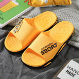 Men's Summer Slippers Outdoor Non-Slip Thicken EVA Beach Flip Flops for Men Home Bathroom Comfortable Sandals and