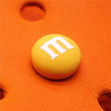 Single Sale Chocolate Candies Shoe Charms Accessories Simulation Rainbow Beans Shoe Decoration fit croc jibz Kid's