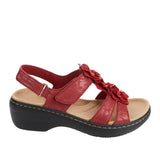 Breakj Summer Sandals New Hollow Slope And Fish Mouth Flowers Leisure Comfortable Sandals Women Large