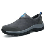 Men Winter Shoes Quality Moutain Sneakers Slip-on Male Rubber Bottom Sneaker Winter Warm Anti-skid Footwear Size