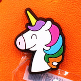 1pcs Rainbow Unicorn PVC Shoe Charms Decorations Pins Butterfly Ice Cream Designer Shoes Buckle Accessories Croc