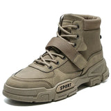 Casual High Top Shoes for Men 2023 Winter Desert Boots Outdoor Hiking Boots Ankle Boots Comfort Sports Buty Robocze