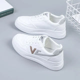Vulcanized shoes sneakers women shoes solid color ladies flat shoes 2022 mesh women's sports comfortable breathable white