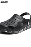 Breathable 5 Men Zuecos Hombre Cholas Slip On Outdoor Mens Rubber Beach Sandals Summer Shoes Garden