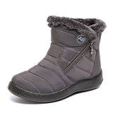 Boots Women's Boots Non-slip Women Winter Boots Fur Warm Ankle Boots For Women Down waterproof Booties Botas Mujer