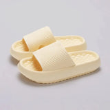 New Thick Platform Slippers for Women Summer Eva Soft Sole Non Slip Home Slides Woman Solid Thick Bottom Beach Flip