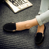 Version Of 2023 Autumn Shallow Mouth Beans Shoes Flat Heel Single Shoes Women A Foot Pedal Women's Shoes Lazy Shoes Large Size