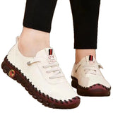 Breakj Red Tinger Single Shoes Women 2024 New Soft-Soled Soft-Sided Mother Shoes In The Elderly Anti-Slip