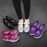 Women's Walking Shoes Lightweight Mesh Breathable Sneakers Fashion Casual Shoes Cushion Flat