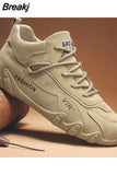 for Men Casual Sneaker Leather Non Slip Luxury Shoes Men Motorcycle Short Boots Comfortable Moccasins Zapatillas