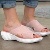 Women Orthopedic Stretch Orthotic Sandals Female Open Toe Breathable Slides Stretch Cross Shoes Outdoor Casual Beach
