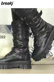 Girl Women Shoes Strange Style Stress Punk Ankle Boots High Heels Platform Boots For Trendy Winter Dress botas de