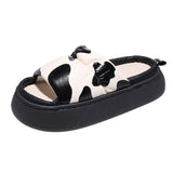 2023 New Summer Women Fashion Holiday Platform Slipper Zebra Casual Waterproof Med Heel Outside Slides