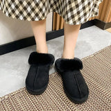 Designer Women's Slippers Winter Plush Warm Shoes Unisex Indoor Outdoor Flip Flops Casual Shoes Zapatos De Mujer