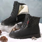 Women Boots 2023 New Winter Boots With Low Heels Ankle Boots Snow Botas Mujer Keep Warm Winter Shoes Women Platform
