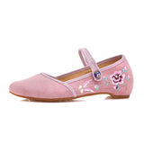 Breakj Shoes Single Shoes Fashion Tendon Embroidered Cloth Shoes Women's Single Shoes Spring And Summer Cloisonne Shallow Cloth